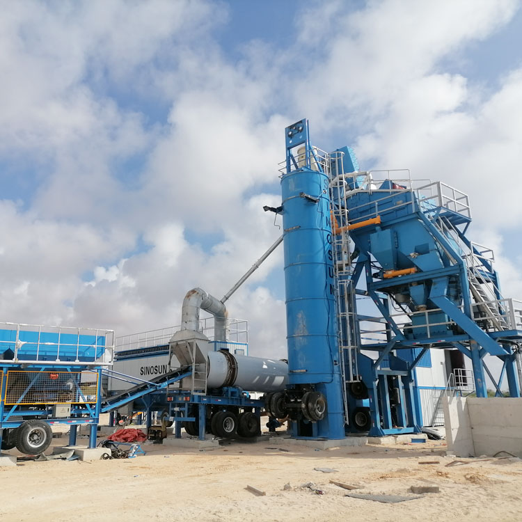 Мобильный асфальтобетонный завод с мощностью 120 и 160 тонн в час