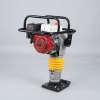 Compacteur à essence lourd de 80 kg et 7,5 CV, idéal pour le renforcement des sous-sols