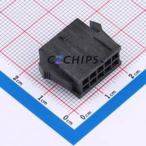 BX-MX3.0-2-5P-MJK Housing (Wire-to-Board / Wire-to-Wire) P=3mm Connector 2x5P 3mm Micro-Fit (MX 3.0) 3mm - Product Image 1