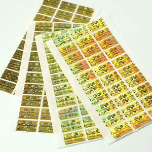 Custom <span class=keywords><strong>Qr</strong></span> Code Zelfklevende Sticker Holografische Regenboog Film Label Anti-Namaak Feature Mascara Tandpasta Supermarkt Pruiken - Product Image 6