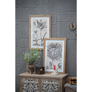 INNOVA-pintura al óleo de flor pintada a mano, arte de pared, decoración de granja rústica Pastoral, lienzo de cartón ecológico, venta al por mayor - Product Image 5