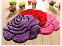 Rose Flower Shape Teppiche Sofa Tisch Boden matte Schlafzimmer Home Hochzeits dekoration Nacht teppiche