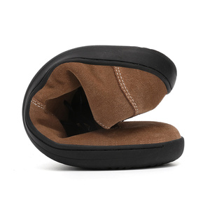 Chaussures habillées pour hommes en cuir véritable résistant à l'usure, décontractées, antidérapantes, à ressort, larges, pieds nus, formelles, pour <span class=keywords><strong>mariage</strong></span>, Oxford - Product Image 5
