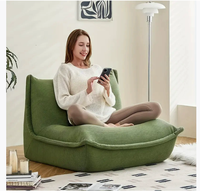 Sillón Puff Convertible en Cama, Ideal para Esquina de Lectura, Juegos y Ver Televisión