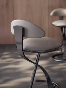 Tabouret haut italien simplifié, populaire, haut <span class=keywords><strong>de</strong></span> gamme, pour <span class=keywords><strong>bar</strong></span>, table d'îlot <span class=keywords><strong>de</strong></span> cuisine, hôtel, <span class=keywords><strong>chaise</strong></span> <span class=keywords><strong>de</strong></span> loisirs, <span class=keywords><strong>chaise</strong></span> <span class=keywords><strong>de</strong></span> comptoir <span class=keywords><strong>de</strong></span> <span class=keywords><strong>bar</strong></span>, avec dossier - Product Image 2