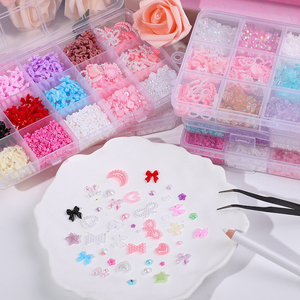 15 griglie per <span class=keywords><strong>unghie</strong></span> 3D ciondoli a fondo piatto perle Multi stile fiocco Charms 2-6mm <span class=keywords><strong>unghie</strong></span> bianche amore per <span class=keywords><strong>Nail</strong></span> <span class=keywords><strong>Art</strong></span> Design con strumenti di Pickup - Product Image 4