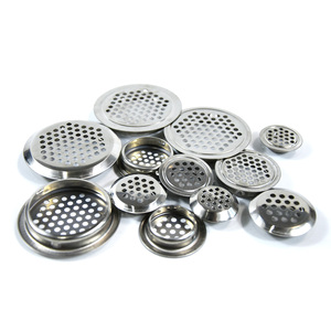 Cubierta de ventilación de red de malla redonda de acero inoxidable de 53MM, enchufe de orificio de ventilación de armario para armario, salida de aire de <span class=keywords><strong>cocina</strong></span> - Product Image 1