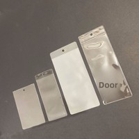 Sacs à suspendre en PVC transparents à ouverture plate, avec poignée Flexiloop, personnalisables avec logo imprimé, pour chaussures et vêtements, directement de l'usine