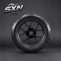 Kit de roues Supermoto SXN Performance en aluminium CNC noir pour jantes et pneus de course Tuttio Soleil 01 Yozma en stock