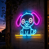 Enseigne néon 3D personnalisée pour animalerie, décoration murale LED néon personnalisée pour clinique vétérinaire et hôpital vétérinaire