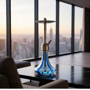 Cachimba Alemana de Alta Calidad en Acero Inoxidable 304, Modelo S4, Fabricada en Fábrica, Cachimba de Lujo Alemana de 45 cm - Product Image 2