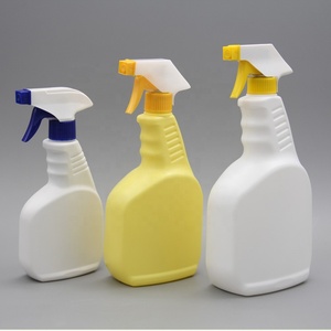 Botella vacía de plástico HDPE, pulverizador de gatillo negro de 250ml, con dos pegatinas en cada lado - Product Image 6