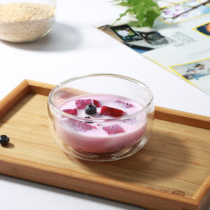 وعاء زجاجي مزدوج الجدار معزول للسلطة والحساء مصنوع من البوروسيليكات بحجم 4.5 بوصة - Product Image 3