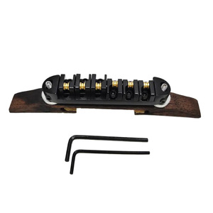 Ensemble <span class=keywords><strong>de</strong></span> ponts <span class=keywords><strong>de</strong></span> guitare jazz <span class=keywords><strong>haut</strong></span> <span class=keywords><strong>de</strong></span> <span class=keywords><strong>gamme</strong></span> en palissandre pour guitare électrique avec ponts à billes et ponts <span class=keywords><strong>de</strong></span> cordes inférieurs - Product Image 5