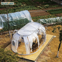 Sunkaer Maison à bulles antirouille, UV, pluie et neige Tentes dôme de glamping d'hiver gonflables et personnalisées Igool Maisons dôme préfabriquées