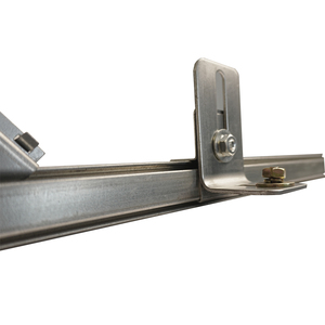 Sistema de montaje de techo solar ajustable con ranura de quilla de techo de acero inoxidable plano de techo falso suspendido - Product Image 2