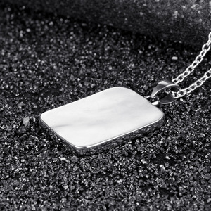 Jd Rock — pendentif carré de vernis miroir, plaque rectangulaire en acier inoxydable avec des étiquettes uniques en papier, Design de <span class=keywords><strong>bateau</strong></span>, pour petits hommes - Product Image 6