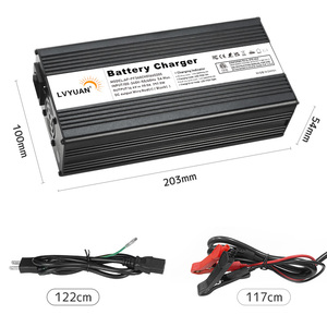 Lvyuan Fast Charge Li-ion <strong>LiPo</strong> <strong>12V</strong> 24V Lifepo4 Lithium <strong>Battery</strong> Charger Current Adjust 1A to 25A - Product Image 2