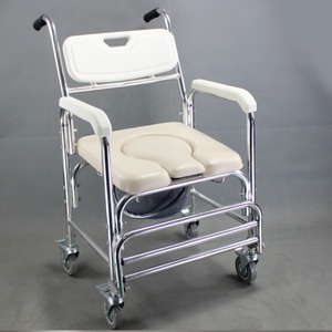 Folding Modern Stainless Steel Shower Stool with Armrests Anti-Slip Design for Elderly Bathroom Safety 1 Year Warranty - Product Image 4