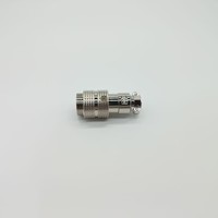 Connecteur de câble aérien GX12 GX16 GX19 GX20, type d'accouplement 2 3 4 5 6 7 8 9 10 12 broches, fiche mâle droite filetée en métal