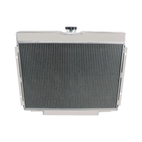 Radiateur tout aluminium à 3 rangées pour Ford Mustang Falcon Fairlane Cougar Comet 1966-1970, réservoir d'eau