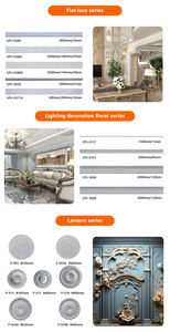 Moulures décoratives murales en plâtre de gypse, design moderne, couleur personnalisée, corniche inférieure, pour extérieur de villa et hôtel - Product Image 6