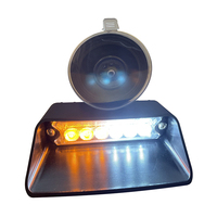 Luz Estroboscópica Lineal de 6 LED Mini 7J6 con Sincronización de Destello, Montaje con Ventosa para Tablero
