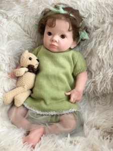 Muñeca Étnica Realista <span class=keywords><strong>de</strong></span> 20 Pulgadas, Puede Beber y Orinar, Muñecas <span class=keywords><strong>de</strong></span> <span class=keywords><strong>Silicona</strong></span> Reborn en Venta - Product Image 3