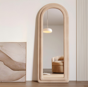 מראה רצפה עם מסגרת פלנל כפולה מקושתת - Product Image 4