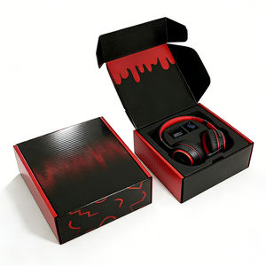 Boîte d'emballage cadeau en carton ondulé rigide avec logo personnalisé, estampage réutilisable, gaufrage UV - Product Image 3