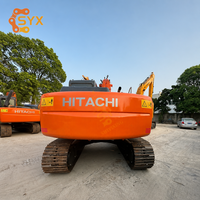 Стабильно работающий землеройный экскаватор Hitachi ZX120, 0.52м, 12 тонн, б/у, гусеничный, для дорожного строительства