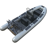 19ft Deep V RIB 560 Hypalon Orca/Hypalon Black Aluminium Hull Rhib Gonflable Boat à vendre