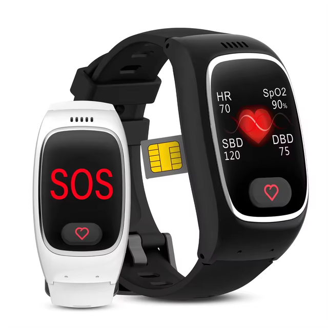 L16 4G SOS Emergency Smart Watch for Elderly with GPS AI Care Fall Detection IP67 Waterproof Sleep Tracker