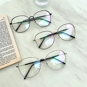 Monturas de Gafas Ovaladas Qianai W4-18006, Montura Completa, Lentes de Acetato, Anti-UV y Anti-Luz Azul, Unisex, Metálicas - Product Image 2