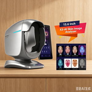 Analyseur de peau professionnel X3 Pro : Machine d'analyse cutanée, Lampe de Wood, Scanner facial pour l'hydratation et le teint - Product Image 1