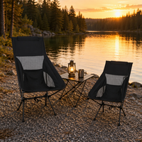 Chaise lune pliante moderne en maille respirante, mobilier d'extérieur, chaise de camping légère et portable pour jardin, pêche, plage, pique-nique