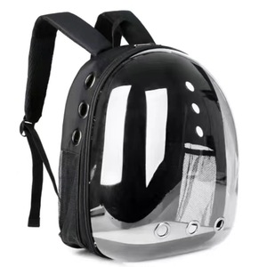 Transportín Transparente, Portátil y Transpirable para Perros y Gatos, de Doble Correa para Hombro, con Cierre de Cremallera y Capacidad para 6.5 kg - Product Image 3