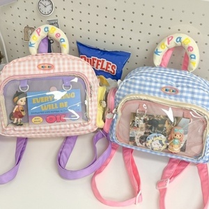 אופנתי רב-צבע מותאם אישית תיק pu אנימה תצוגה kawaii תיק נשים צלב - Product Image 3