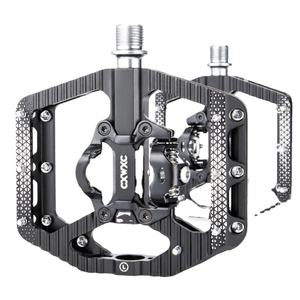 CXWXC 2 In 1 bisiklet kilidi pedalı alüminyum Anti-kayma mühürlü rulman kilit pedalı aksesuarları - Product Image 1