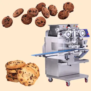 chocolate chip cookies biscuits encrusting and forming machine icebox cookies making machine