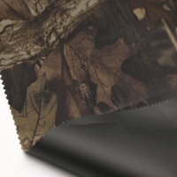 POLYESTER OXFORD IMPRIMÉ ARBRE RÉEL AVEC TISSU ENDUIT PU