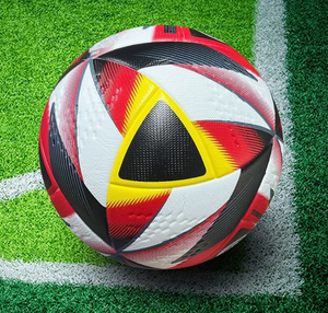 Bola Sepak Champions League No 5 PU Skinning Tahan Aus Tanpa Jahitan Heat-Bonded Untuk Latihan/Pertandingan Dewasa/Pelajar
