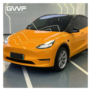 GWF TPU McLaren Film de protection de peinture orange auto-cicatrisant anti-rayures à changement de couleur pour voitures Rouleau résistant aux UV - Product Image 1