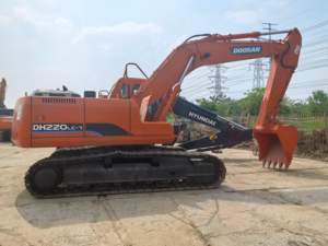 Excavadora de cadenas DH220-7 de 22 toneladas, modelo 2026, la mejor excavadora hidráulica de bajo precio y alto rendimiento para proyectos de minería y construcción - Product Image 4