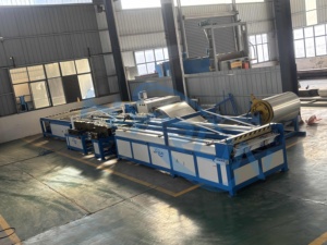 Máquina de Fabricación de Ductos Automática Rápida HYRUN de 5-18 m/min, Accionada por Bomba de Motor, Control <span class=keywords><strong>Mitsubishi</strong></span>/Delta para HVAC, Producción Diaria de 2500 Unidades - Product Image 5