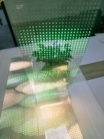 Écran LED transparent flexible de haute qualité pour la restauration, les musées, les expositions commerciales et les murs