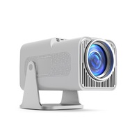 Projecteur portable HY320 à succès – Vidéoprojecteur intelligent Android 720P avec Wi-Fi et fonction miroir d'écran, mini projecteur TV domestique