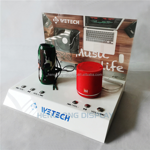Wholesale customized recyclable LCD acrylic audio display acrylic speaker display stand