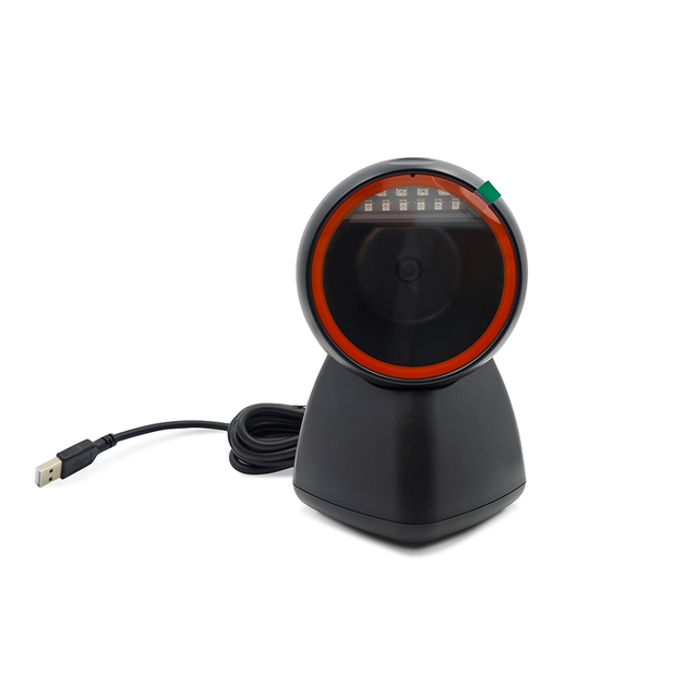 High Performance POS Machine Desktop 1D 2D Barcode Scanner Wired USB Barcode Reader for Retail Cash Registers