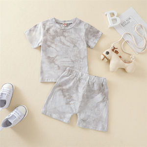Conjunto de Pantalones Cortos Tie-Dye para Niños, Ropa de Verano para Niños Pequeños, Listo para Enviar - Product Image 2
